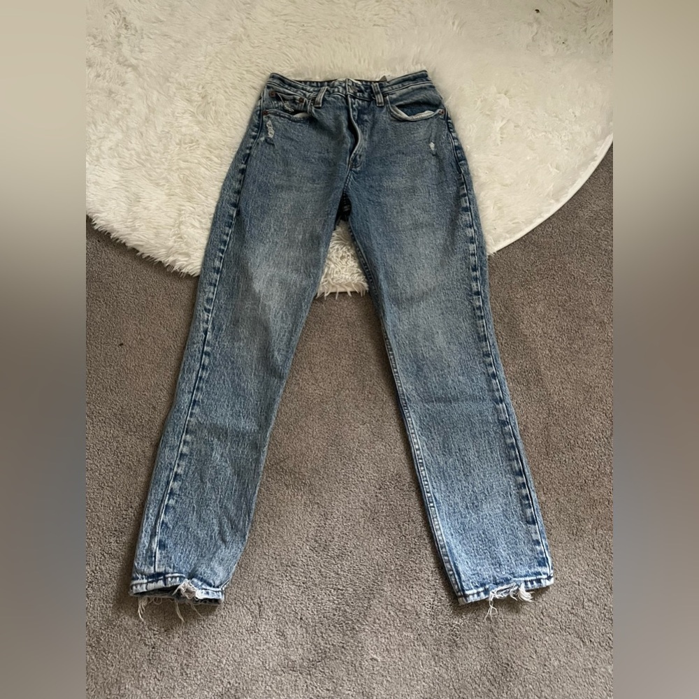 Abercrombie and Fitch curve love mom jeans